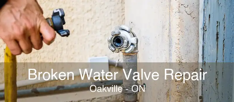 Broken Water Valve Repair Oakville - ON