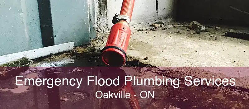 Emergency Flood Plumbing Services Oakville - ON