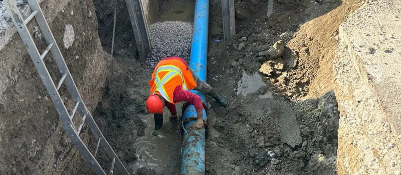 Main Water Pipe Replacement in Oakville, ON