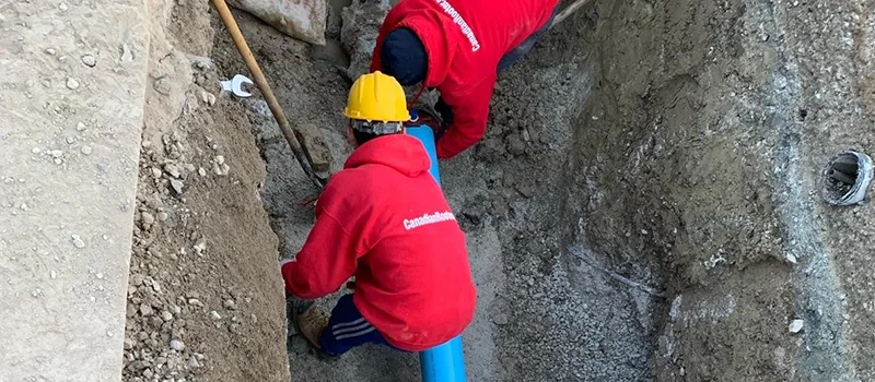 Pipe Replacement for Water Main Breaks in Oakville, Ontario