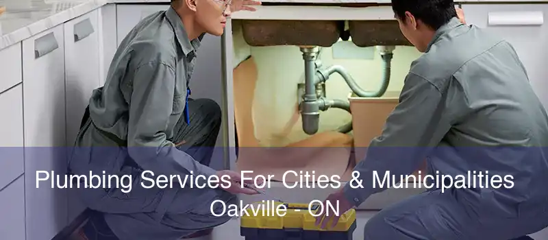 Plumbing Services For Cities & Municipalities Oakville - ON