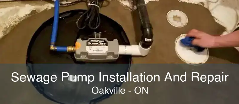 Sewage Pump Installation And Repair Oakville - ON