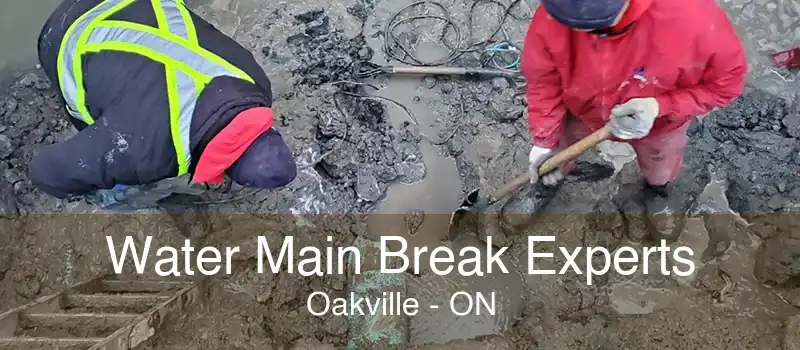 Water Main Break Experts Oakville - ON